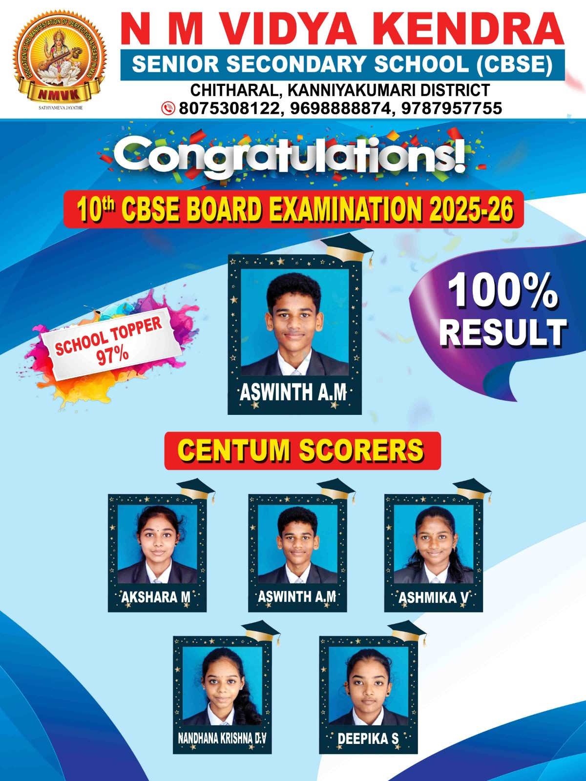 NMVk Congratulates